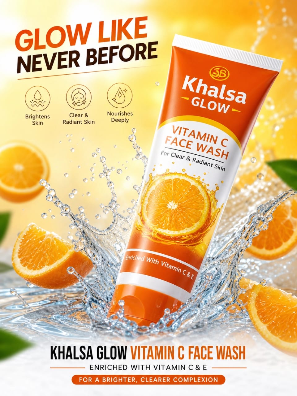 Khalsa Glow Vitamin C Serum – Brightening & Skin Radiance Formula